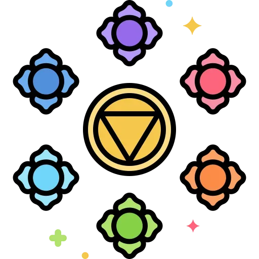 Chakra alignment illustration